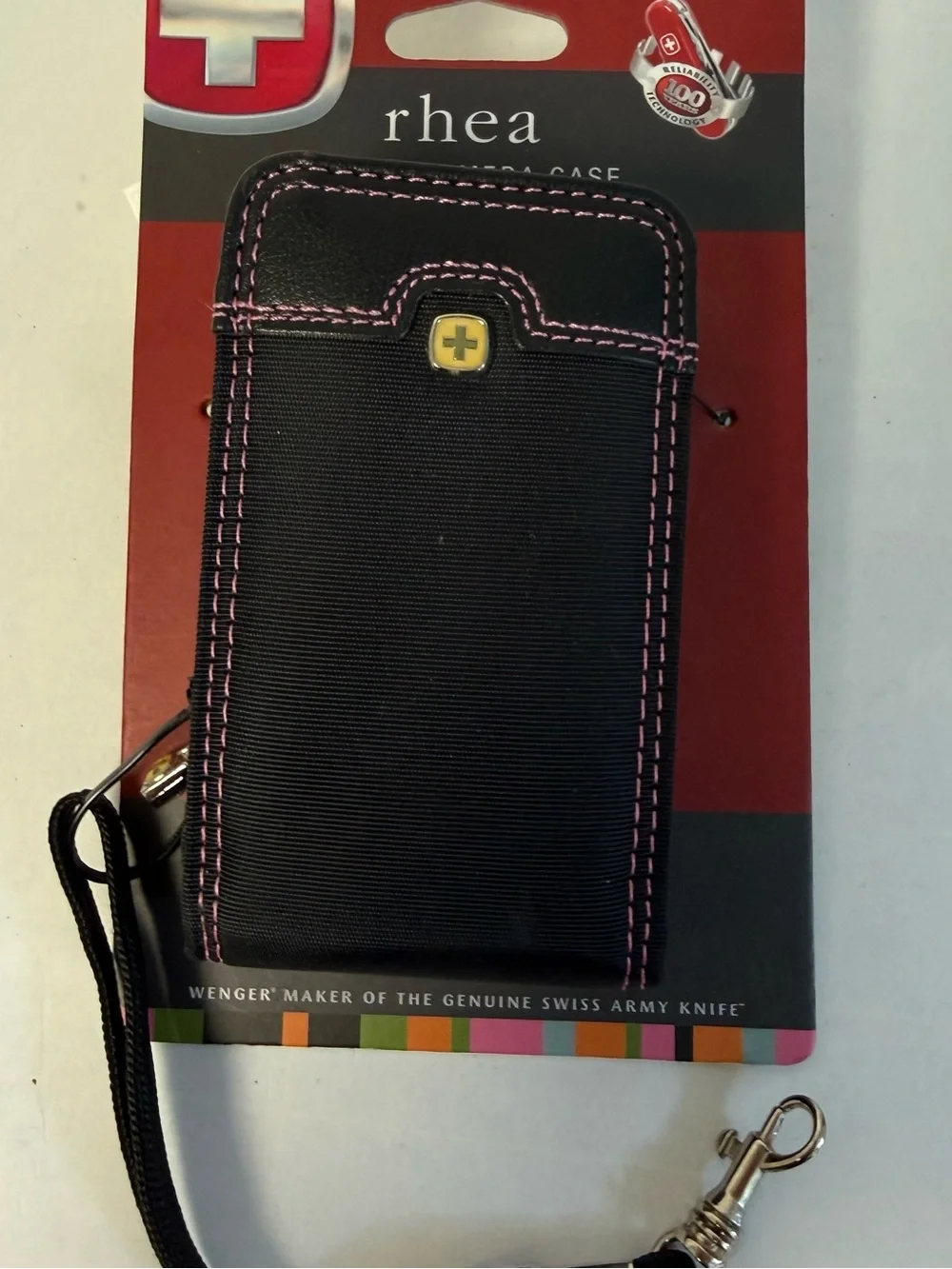 SWISSGEAR Black and Pink Portable Small Camara Case NWT